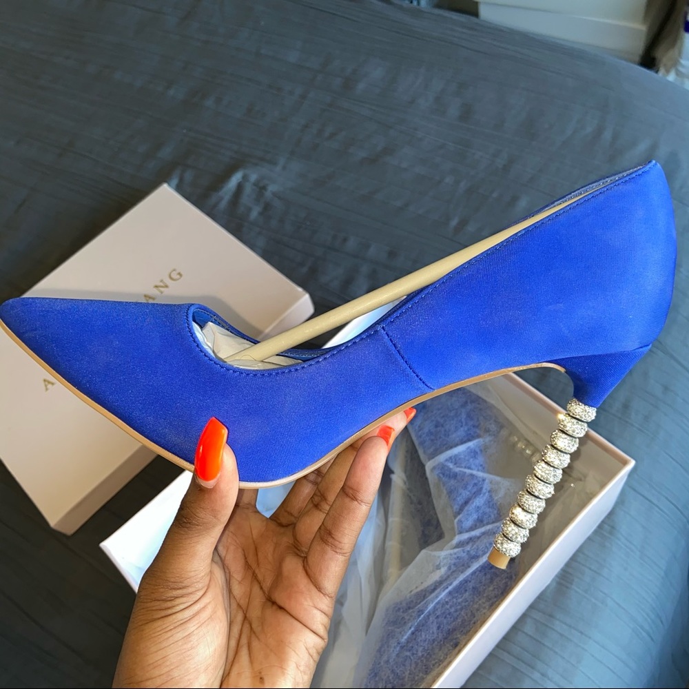 Royal Blue Akira Azalea Wang Bling Heels
